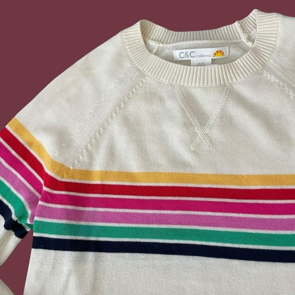 CC California strip crew neck sweater - Picture 5 of 12